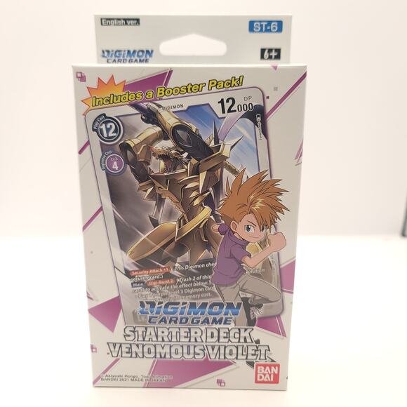 Digimon Card Game Venomous Violet Starter Deck 2021 - Picture 1 of 8